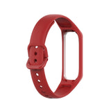 For Galaxy Fit 2 (SM-R220) | Red Plain Silicone Strap