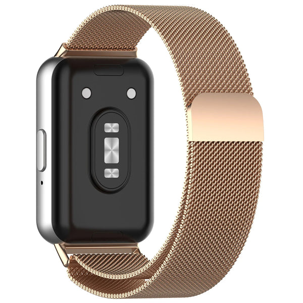 For Samsung Galaxy Fit 3 (40mm) | Rose Gold Milanese Loop/Strap