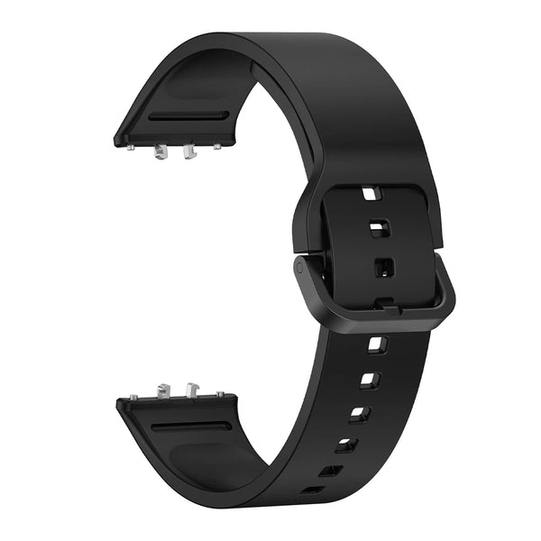 For Samsung Galaxy Fit 3 (40mm) | Black Plain Silicone Strap