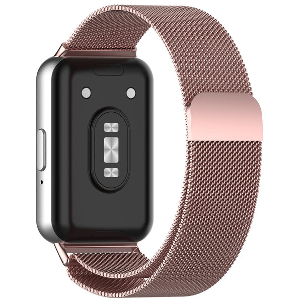 For Samsung Galaxy Fit 3 (40mm) | Pink Gold Milanese Loop/Strap