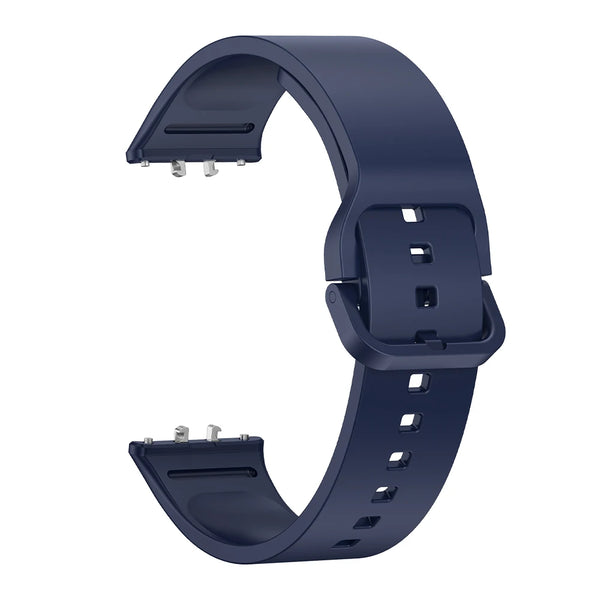 For Samsung Galaxy Fit 3 (40mm) | Blue Plain Silicone Strap